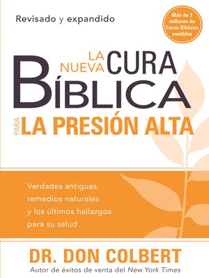 cover image of La nueva cura bíblica para la presión alta